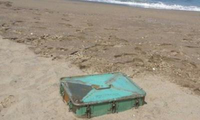 Rus gemisi battı mühimmat karaya vurdu