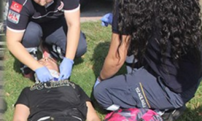 Karne heyecanı kaza ile sonuçlandı