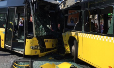 Metrobüs kazasında 32 kişi yaralandı