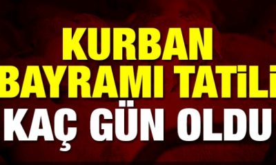 Kurban Bayramı tatili kaç gün olacak? Bayram Tatili 10 gün mü?