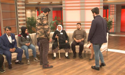 Canlı yayında polisi karşısında gören yaşlı kadın şaşkına döndü