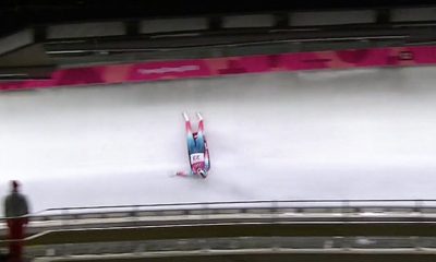 Kızaktan düşen ABD’li sporcu Emily Sweeney’in korku dolu anları!