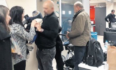 İlginç karar! Baba 7 aylık oğlunu karakolda görüyor