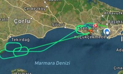 THY uçağı 2 saattir İstanbul üzerinde tur atıyor