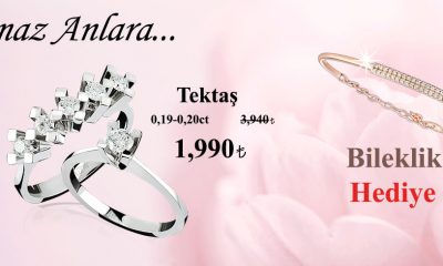 Pırlanta Tektaşlarda dev indirim!