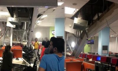 AVM’de tavan çöktü: 8 yaralı