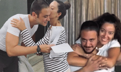 Pelin Akil eşi Anıl Altan’ı askere uğurladı