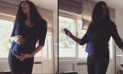 7 aylık hamile Azra Akın dans videosuyla Instagram’ı salladı