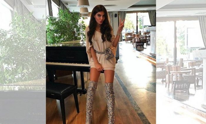 Ceren ineklere tapmıyor ama yanında öküz gezdiriyor