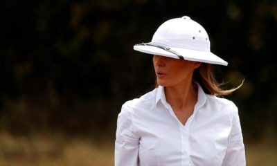 First Lady’nin şapkası olay yarattı