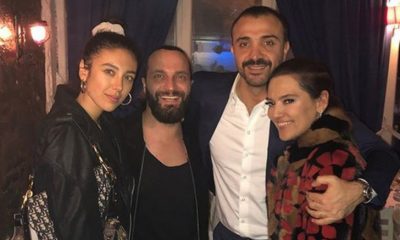 Demet Akalın ve Okan Kurt barışmalarını yakın dostlarıyla yemekte kutladı!