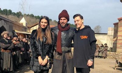 Mesut Özil’den Diriliş Ertuğrul setine ziyaret