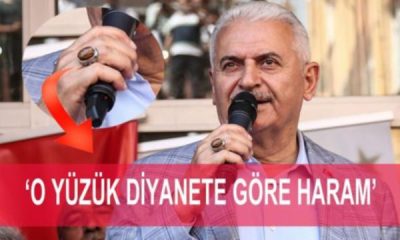 Binali Yıldırım’ın yüzüğündeki taş, Diyanet’e göre harammış