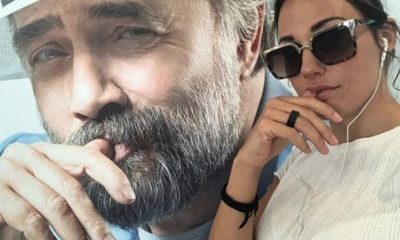 Meryem Uzerli öptü Oktay Kaynarca paylaştı