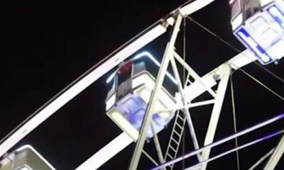 Çırılçıplak soyunarak dönme dolaptan atladı