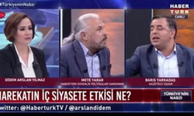 Canlı yayında gergin anlar!