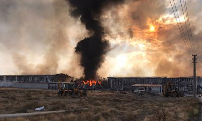Ereğli’de fabrikada yangın çıktı