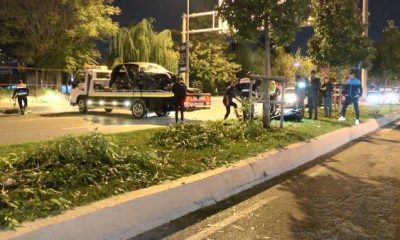 Kartal’da makas attığı iddia edilen sürücü kaza yaptı