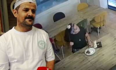 Tatlı tabağına kıl bırakan kadına tepki