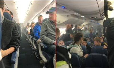 Uçakta panik anları!