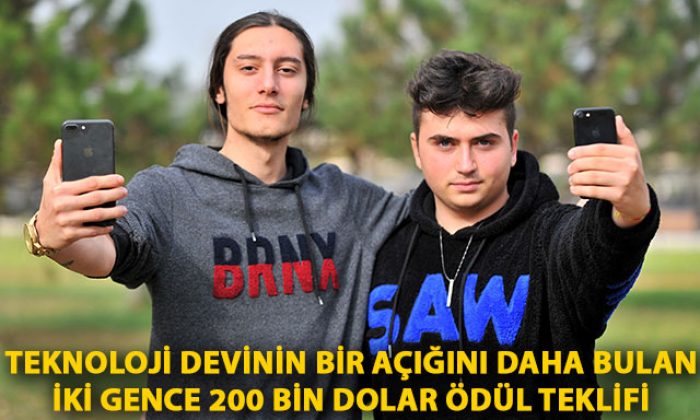 Apple firmasının bir açığını daha bulan iki gence 200 bin dolar ödül teklifi