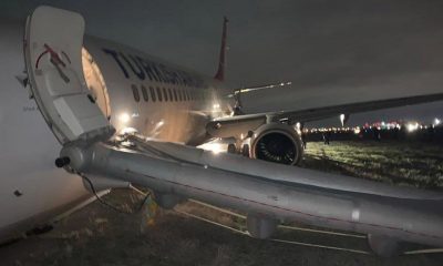THY uçağı Odessa’da faciadan döndü!