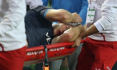 Trabzonsporlu Alexander Sörloth ambulansla hastaneye kaldırıldı!