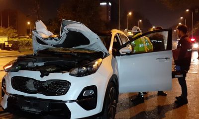 İstanbul’da korkunç kaza! Film izler gibi izlediler