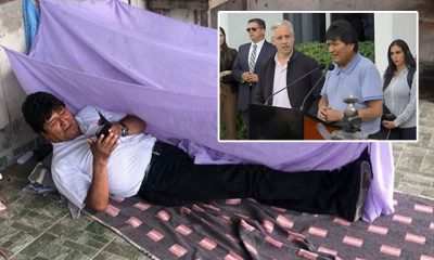 Ülkesindeki son geceyi böyle geçirmişti… Ve Morales Meksika’da