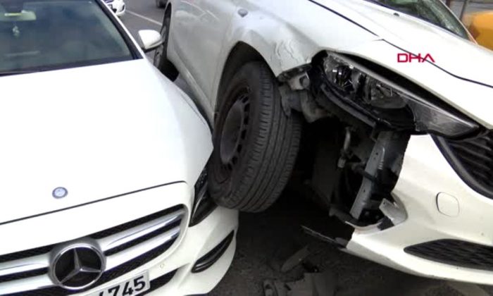 Bakırköy’de ilginç kaza