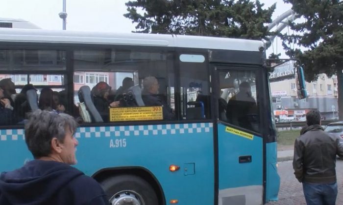 Büyükçekmece’de otobüste taciz iddiası ortalığı karıştırdı