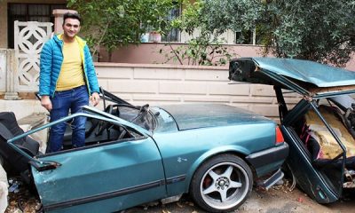 Kaza yaptığı otomobili gözünün önünden ayırmıyor