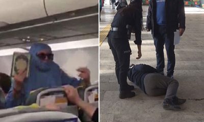 Uçakta olay çıkaran kadının 10 yıla kadar hapsi istendi