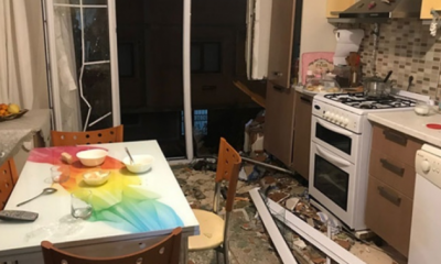 İstanbul’da çatı bir evin mutfağından içeri girdi!