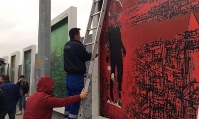 Reklam panosundaki figür polisi harekete geçirdi!