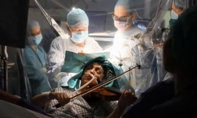 Beyin ameliyatı olurken keman çaldı