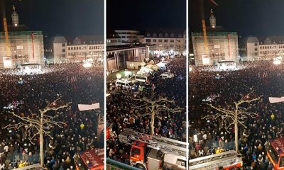 Hanau’da binlerce kişi ırkçılığı lanetlemek için gösteri düzenledi