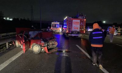 TEM Otoyolu’nda trafik kazası: 2 ölü