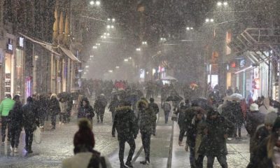 İstanbul’da kar yağışı