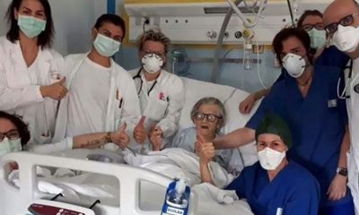 95 yaşında koronavirüsü yendi