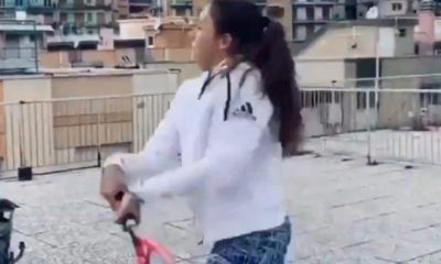 Dünya, balkonlar arası tenis maçını konuşuyor…