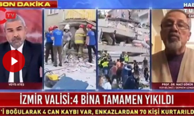 Deprem uzmanı Prof. Naci Görür’den açıklama