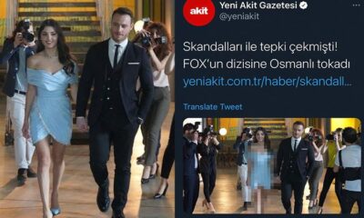 Akit gazetesinden dizide giyilen elbiseye sansür