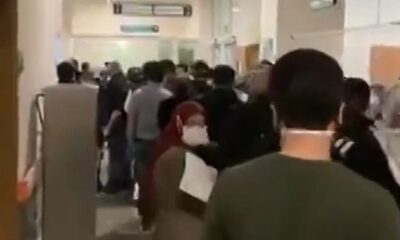 Hastanede koronavirüs testi izdihamı