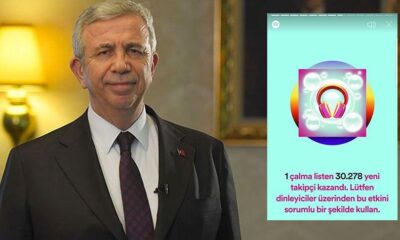 Mansur Yavaş, Spotify’da en çok dinlediği sanatçıları paylaştı