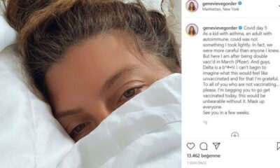 Mart ayında iki doz aşı olan ünlü isme Delta varyantı bulaştı