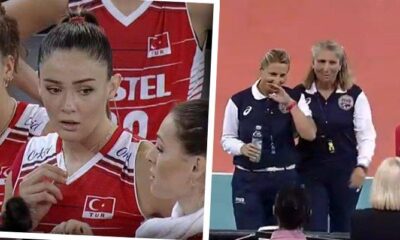 Türkiye Ukrayna maçında korkutan an!