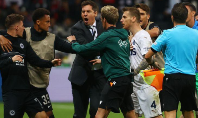 Eintracht Frankfurt – Fenerbahçe maçında kavga!