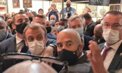 Fransa Cumhurbaşkanı Macron’a yumurtalı saldırı