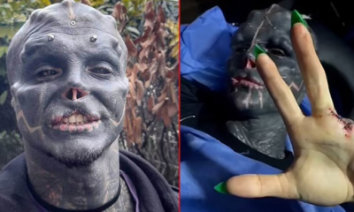 Uzaylı gibi görünmek için yapmadığı kalmadı